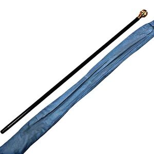 Authentic Alexander McQueen Archive Gold Swarovski Skull Walking Stick